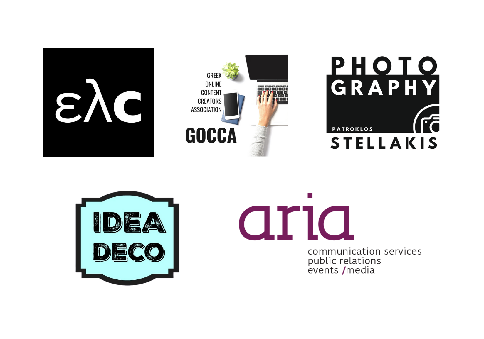 Sponsors for Ideadeco Content Creators Workshop in Athens